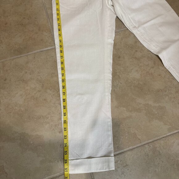 Alcott Men's White Linen Blend Pants 32 - Picture 2 of 4